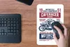 MuchoWow® Mauspad Mousepad Mancave - Motorrad - Vintage - Produktbild-Vorschau 4