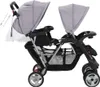 A tandem stroller shown from the side against a white background. Náhled obrázku produktu
