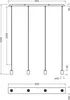 OSRAM Decor lampa wisząca Needle Linear 4xE27, beżowa, Podgląd zdjęcia produktu 8