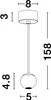 Suspension LED Nocci, Variante : 4,5 W, 220 lm, blanc Voir les images du produit 11