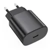 A black USB-C fast charger adapter is shown against a white background. Produktbild-Vorschau