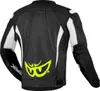 Giacca in pelle da moto Berik Wild Chase, nero/bianco, 52 Anteprima dell’immagine prodotto 2