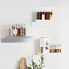 vidaXL Półki ścienne 3 szt. srebrna stal nierdzewna Podgląd zdjęcia produktu 2
