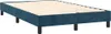 vidaXL Boxspringbett mit Matratze Dunkelblau 120x200 cm Produktbild-Vorschau 3