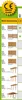 A chart showing different sizes and types of wooden fences and pergolas, with CE certification marks. Produktbild-Vorschau