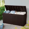 KETER Comfy Boîte de rangement 270 l, marron KETER 230407 Voir les images du produit 11