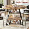 INONEFT Eettafel Rond 120cm, Eettafels, Tafel, Productafbeelding-voorbeeld 3