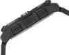 A close-up side view of a black digital watch. Produktbild-Vorschau