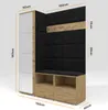 Garderoben-Set Nela II mit Spiegel, Polstergarderobe mit Produktbild-Vorschau 6