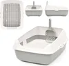 Schalentoilette Schaufel Katzenklo Katzentoilette mit Rand Produktbild-Vorschau 1