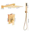 Duschsystem Edelstahl  Gold Duschset Unterputz Produktbild-Vorschau 3