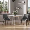 SONGMICS (6 St) Polsterstuhl, Stoff in Lederoptik, Produktbild-Vorschau 3