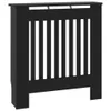 vidaXL Obudowa grzejnika z płyty MDF czarna 78 cm Podgląd zdjęcia produktu 1