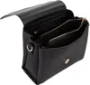A black Valentino Bags handbag is shown with its flap open, revealing the interior compartments. The bag is displayed against a white background. Náhled obrázku produktu