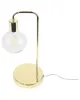 BELIANI Stolní lampa zlatá kovová 48 cm dlouhá žárovka s Náhled obrázku produktu 5