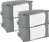 Intirilife 4x sacs de rangement en gris - 90L - Organizer Voir les images du produit 1