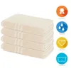 Lavea® 4er Set Duschtuch 70x140, 4 Stück, 100% Baumwolle Produktbild-Vorschau 3