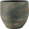 INNA-Glas Keramik Blumentopf, Farbverlauf, blau-Gold, 13 Produktbild-Vorschau 1
