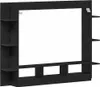 vidaXL TV skříňka vzhled černého dubu 152 x 22 x 113 cm Náhled obrázku produktu 6