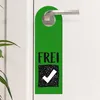 10x Frei - Besetzt Türhänger Türanhänger Türschild Schild Produktbild-Vorschau 5