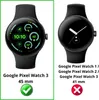 Custodia per Google Pixel Watch 3 - 45 mm - Pellicola Anteprima dell’immagine prodotto 2