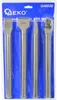 A set of SDS-MAX chisels in their retail packaging. Náhľad obrázku produktu