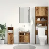 vidaXL Umyvadlová skříňka ve vzhledu starého dřeva 60x30x60 Náhled obrázku produktu 3