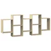 A modular wooden shelf unit against a white background. Náhľad obrázku produktu