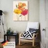 ARTland Leinwandbild Bunte Mohnblumen I Größe: 90x120 cm Produktbild-Vorschau 5