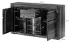 MASSIVMOEBEL24 Sideboard Sheesham 146x40x80 walnuss Produktbild-Vorschau 6
