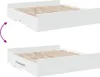 vidaXL Bettgestell mit Schubladen Weiß 200x200 cm Produktbild-Vorschau 6