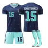 #15 SCHLOTTERBECK Maglia da calcio della Germania per le Anteprima dell’immagine prodotto 1