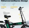 HITWAY E-Bike, Elektrofahrrad 16" Klapprad 36V 10.4Ah  Produktbild-Vorschau 5