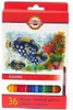 Koh-i-noor school crayons de couleur aquarellables 36 pcs Voir les images du produit 6