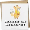 Mr. & Mrs. Panda Grußkarte Schneider Leidenschaft - Weiß - Produktbild-Vorschau 1