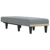 vidaXL Chaise Longue Light Grey Fabric Náhled obrázku produktu 3