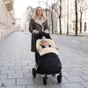 Fillikid Winterfußsack Bernina Lammfell schwarz/natur Produktbild-Vorschau 18