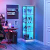 BROTTAR Eckschrank mit LED Beleuchtung, stilvoller Produktbild-Vorschau 11