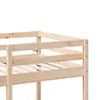 Hochbett mit Schreibtisch & Stühlen 80x200 cm Massivholz Produktbild-Vorschau 7