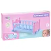 2-in-1 Puppenwiege mit Kissen und Decke Puppenzubehör Produktbild-Vorschau 7