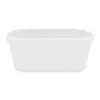 Balkonový květináč OVAL - barva: BÍLÁ - velikost: 60x28 cm Náhled obrázku produktu 5