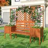 Flieks Podwyższona donica z kratką, donica z siedziskiem, Podgląd zdjęcia produktu 2