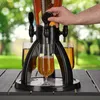 Relaxdays Colonnina per birra con 3 rubinetti, 4 l, Anteprima dell’immagine prodotto 2