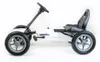Detský šliapací gokart Baby Mix Buggy, biely Náhľad obrázku produktu 2