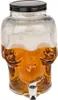 Totenkopf aus Glas mit Deckel 4 L Getränkespender mit Produktbild-Vorschau 5