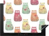 KitchenYeah© Herdabdeckplatte Mädchen - Katze - Blumen - Produktbild-Vorschau 1