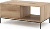 A coffee table with a drawer and an open shelf, shown from a three-quarter angle against a white background. Produktbild-Vorschau
