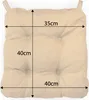 Sunnypillow 4er Set Stuhlkissen mit Klettverschluss Maße: Produktbild-Vorschau 2