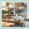 Vassoio da letto Relaxdays, bambù, A x L x P: 20 x 50 x 30 Anteprima dell’immagine prodotto 3