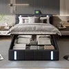 CDGlobal čalouněná postel 160x200cm úložný prostor s LED a Náhled obrázku produktu 2